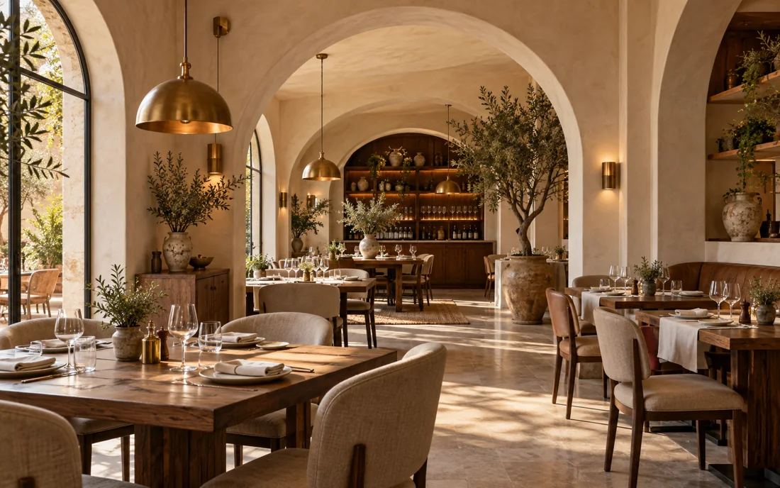 Restaurante ficticio, imagen ilustrativa